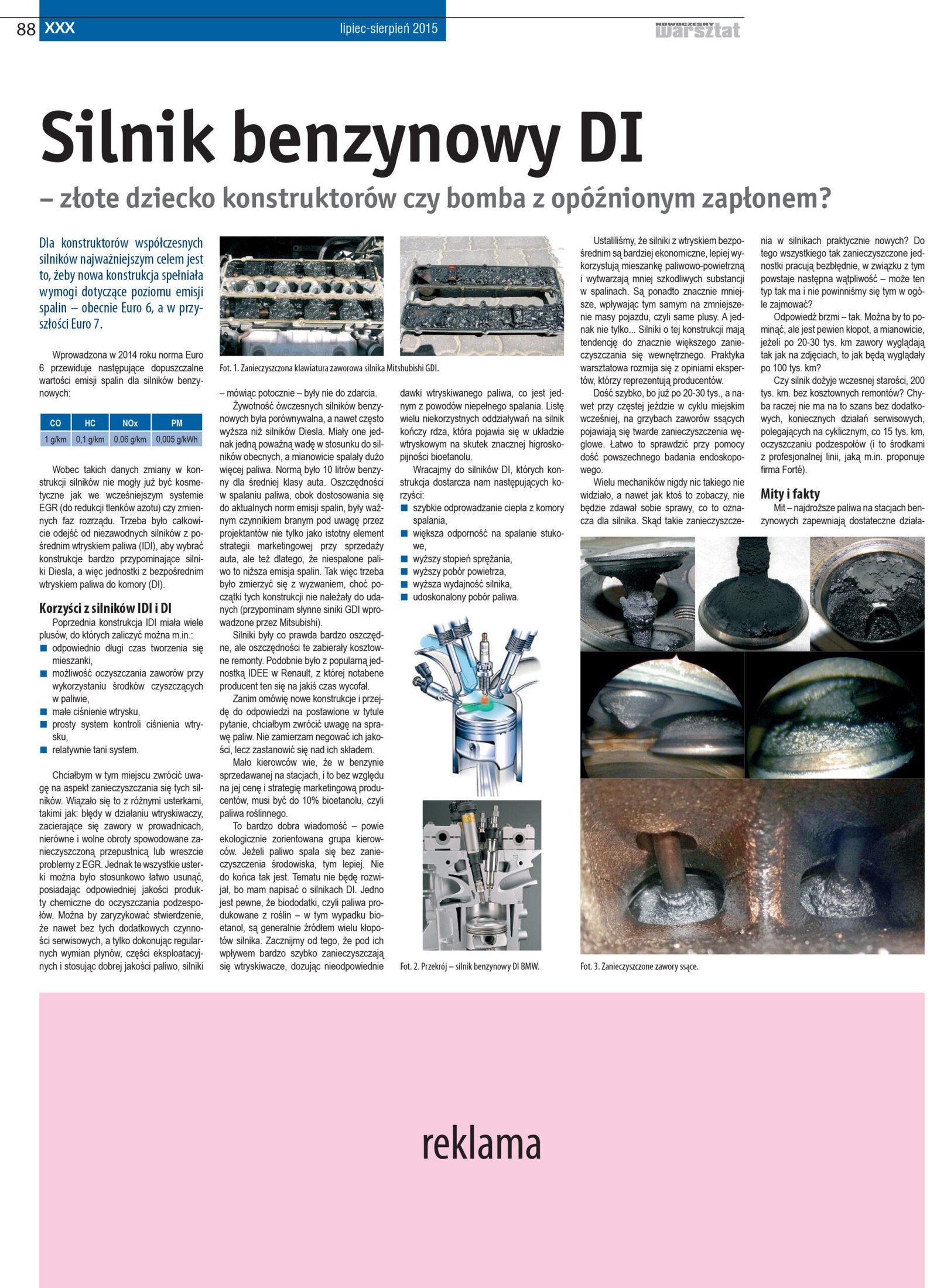 Silnik benzynowy DI- Artykuł Forte w N.Warsztat