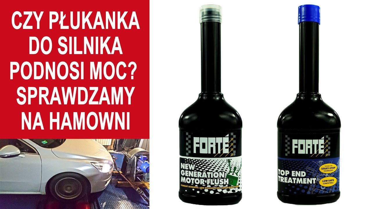 Spadek mocy w aucie? Kompleksowe czyszczenie silnika preparatami Forté